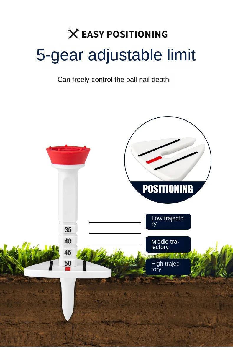 PGM Golf Tee Adjustable Limit Aiming Assist