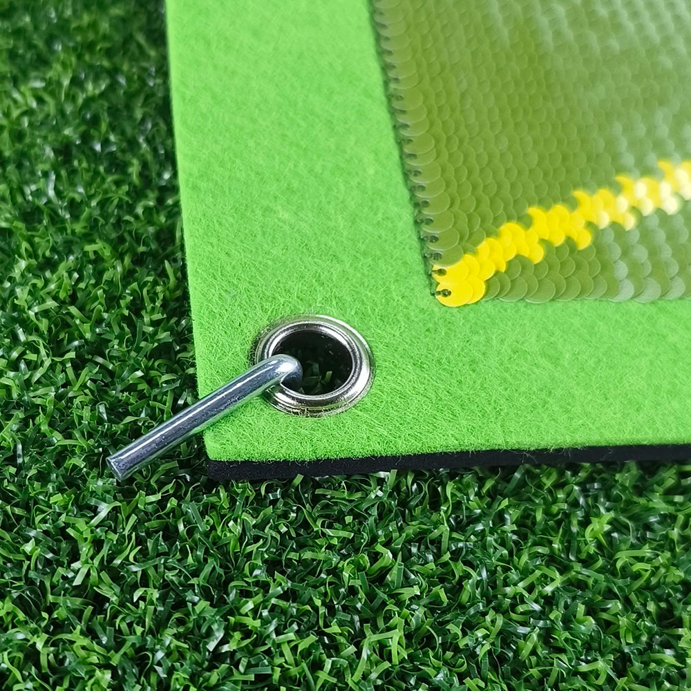 Golf Training Mat for Swing Path Feedback