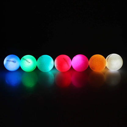 LED Golf Balls for Night Glow in The Dark