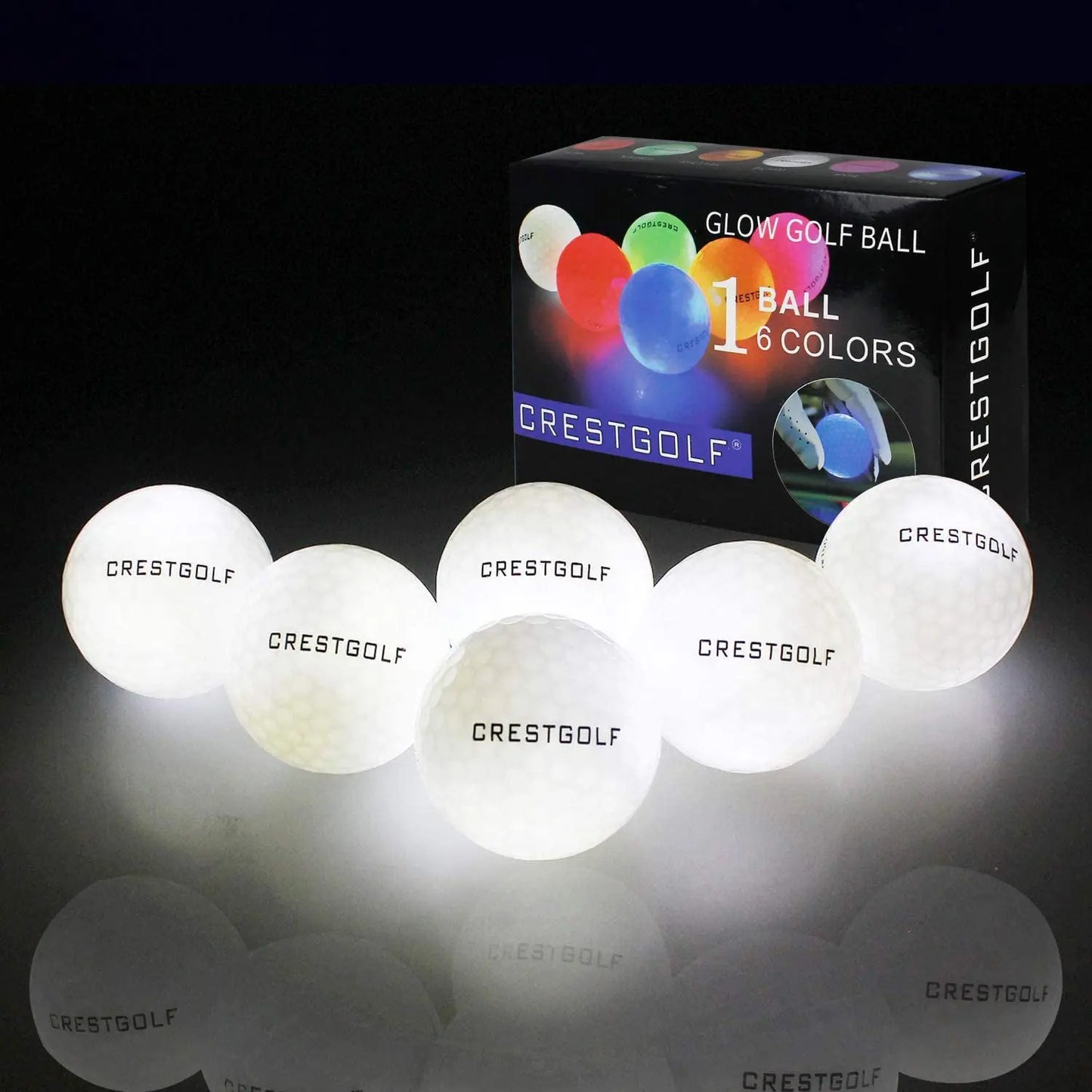 LED Golf Balls for Night Glow in The Dark