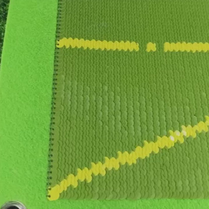 Golf Training Mat for Swing Path Feedback